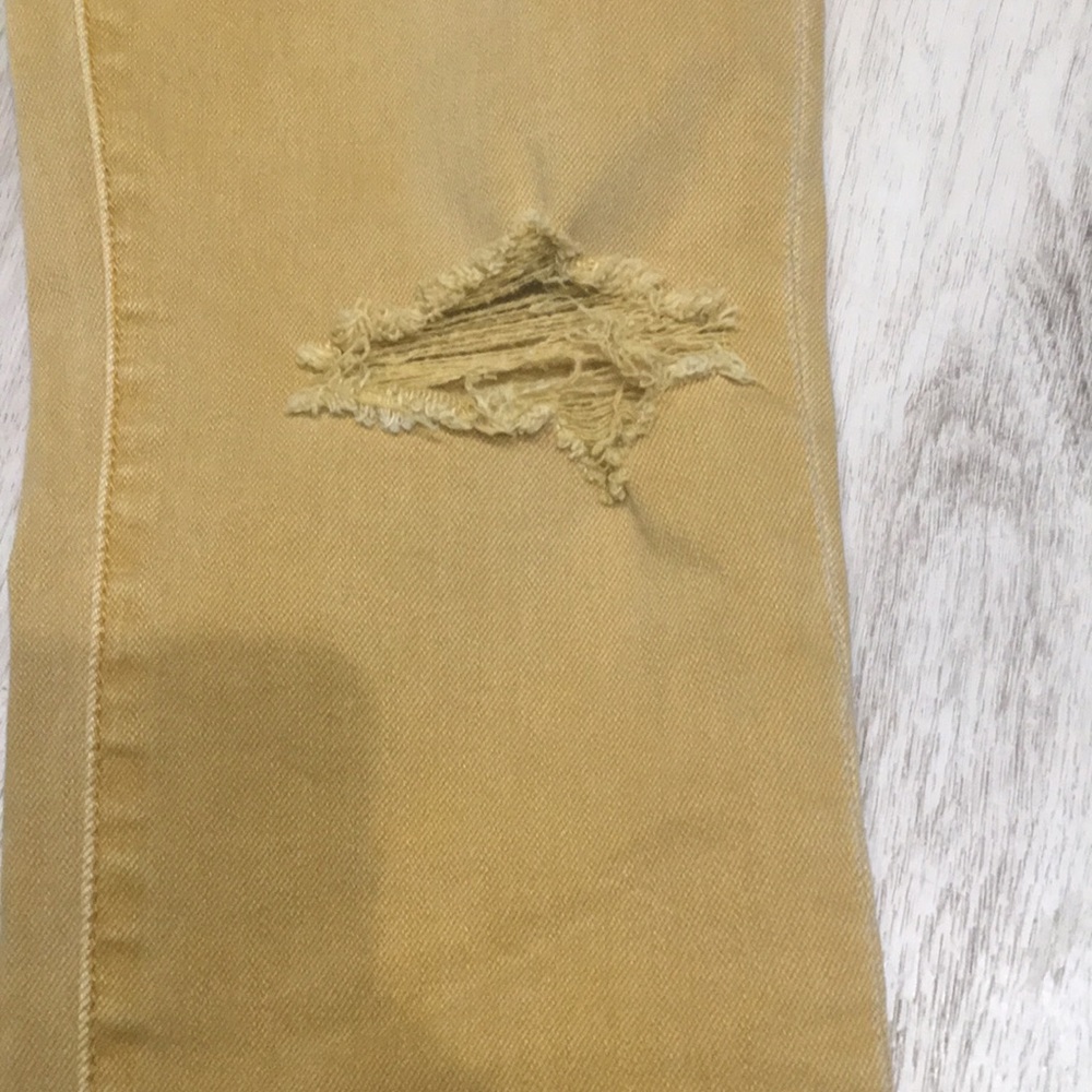 American Eagle Mustard Jegging Crop - Picture 4 of 10